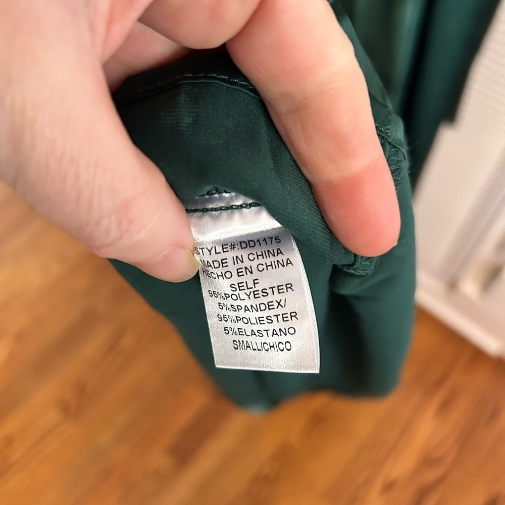 Baltic Born Holly Satin Maxi Dress Emerald Green Small - Picture 8 of 9